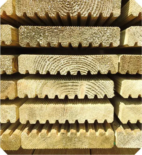 Massello in pino tedesco antiscivolo HOLZ BRENZ srl