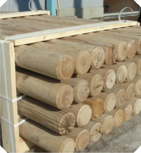 Pali in rovere torniti senza punta (su richiesta) HOLZ BRENZ srl