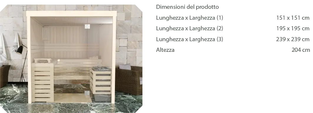 Sauna (su richiesta) HOLZ BRENZ srl