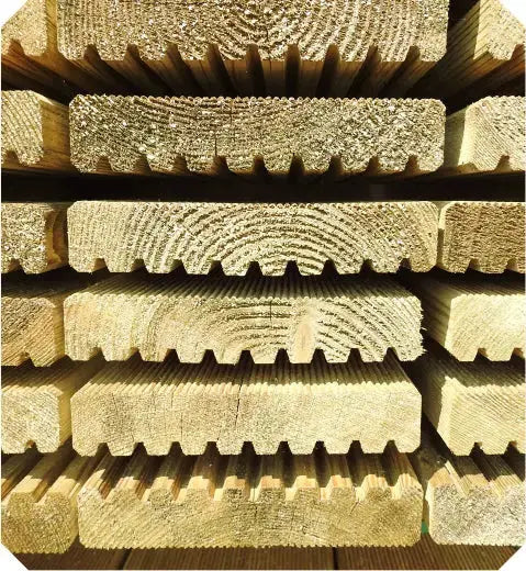 Massello in pino tedesco antiscivolo HOLZ BRENZ srl