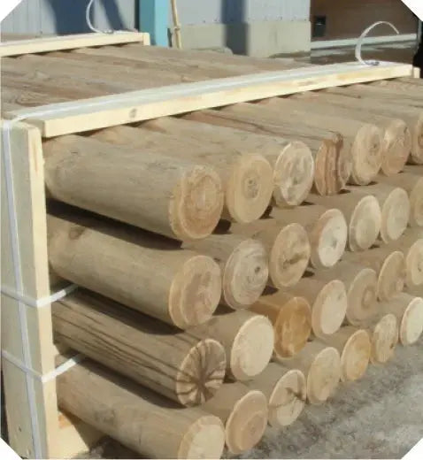 Pali in rovere torniti senza punta (su richiesta) HOLZ BRENZ srl